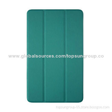 PU Leather Case for Samsung Galaxy Tab S T700, Toothpick Grain, Tri-fold